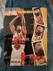 Alan henderson Basketball Cards 1995 Fleer Class Encounter Prices