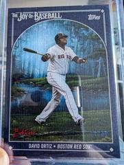 David Ortiz [Prussian Blue] #2 Baseball Cards 2023 Topps X Bob Ross The Joy Of Prices
