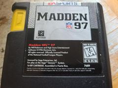Cartridge (Front) | Madden 97 Sega Genesis