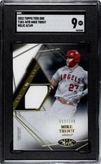 Mike Trout Baseball Cards 2022 Topps Tier One Relics Prices