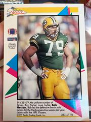 Bob Nelson #33 Football Cards 1991 Pacific Flash Cards Prices