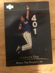 Jermaine Dye #93 Baseball Cards 1994 Upper Deck Top Prospects Prices