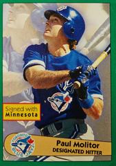 Paul Molitor #160 Baseball Cards 1996 Panini Stickers Prices