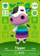 Tipper #129 [Animal Crossing Series 2] Amiibo Cards Prices