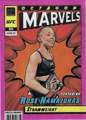 Rose Namajunas [Press Proof Pink] #9 Ufc Cards 2022 Panini Donruss UFC Octagon Marvels Prices