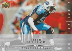 Keith Bulluck #141 Football Cards 2008 Upper Deck First Edition Prices