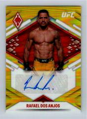 Rafael Dos Anjos [Gold] Ufc Cards 2022 Panini Chronicles UFC Phoenix Autographs Prices