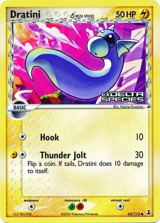 Pokemon Dratini 66 Delta store Species reverse holo