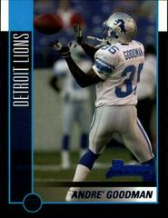 Andre Goodman #220 Football Cards 2002 Bowman Prices