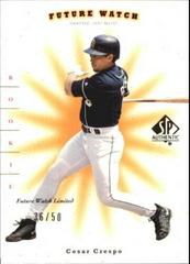 Cesar Crespo [SP Limited] #135 Baseball Cards 2001 SP Authentic Prices