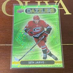 Seth Jarvis [Green] Hockey Cards 2021 Upper Deck Dazzlers Prices