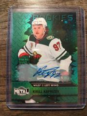 Kirill Kaprizov [Autograph Green] #125 Hockey Cards 2020 Skybox Metal Universe Prices