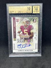 Jameis Winston [Section Autograph] #122 Football Cards 2015 Panini Contenders Draft Picks Prices