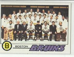 Bruins Team Hockey Cards 1977 Topps Prices