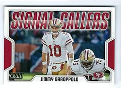 Jimmy Garoppolp #26 Football Cards 2018 Score Signal Callers Prices