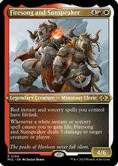 Firesong and Sunspeaker [Foil Etched] #104 Magic Multiverse Legends Prices