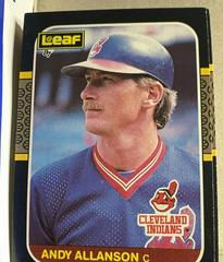 Andy Allanson #102 Baseball Cards 1987 Leaf Prices
