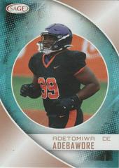 Adetomiwa Adebawore [Gold] #102 Football Cards 2023 Sage Prices