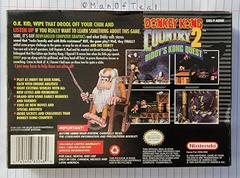 Box Back | Donkey Kong Country 2 Super Nintendo