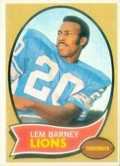 Lem Barney #75 Football Cards 1970 Topps Prices