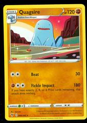#84/185 QUAGSIRE Pack Fresh IN HAND POKEMON CARD VIVID VOLTAGE SWORD AND SHIELD 