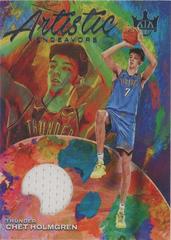 Chet Holmgren [Prime] #AE-CET Basketball Cards 2022 Panini Court Kings Artistic Endeavors Prices