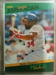 Kirby Puckett Baseball Cards 1993 Score Select Stat Leaders Prices
