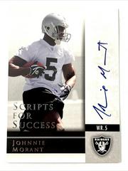 Johnnie Morant Football Cards 2004 SP Authentic Scripts for Success Autograph Prices