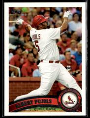 Albert Pujols [Sparkle] #100 Baseball Cards 2011 Topps Prices