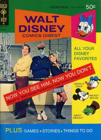 Walt Disney Comics Digest #37 (1972) Comic Books Walt Disney Comics Digest