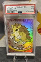 Sandslash [Rainbow Foil] #28 Pokemon 1999 Topps TV Prices