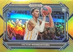 Victor Wembanyama [SP Variation Gold] Basketball Cards 2023 Panini Prizm Draft Picks Prices