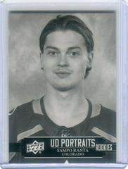 Sampo Ranta [Black & White] Hockey Cards 2021 Upper Deck UD Portraits Prices