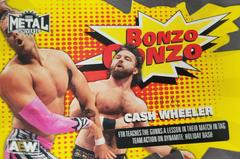Cash Wheeler [Gold] #BG-28 Wrestling Cards 2022 SkyBox Metal Universe AEW Bonzo Gonzo Prices