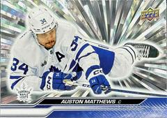 Auston Matthews [Outburst Silver] Hockey Cards 2023 Upper Deck Prices