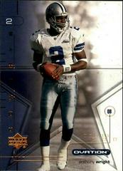 Anthony Wright Football Cards 2001 Upper Deck Ovation Prices