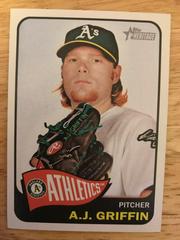 A.J. Griffin #366 Baseball Cards 2014 Topps Heritage Prices