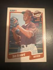 Tom Howard #U-56 Baseball Cards 1990 Fleer Update Prices