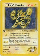 Lt. Surge's Electabuzz [1st Edition] #27 Prices | Pokemon Gym