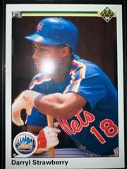 Darryl Strawberry #182 Baseball Cards 1990 Upper Deck Prices