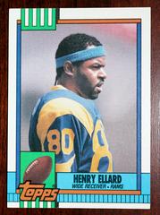 Henry Ellard [Disclaimer Back] Football Cards 1990 Topps Prices