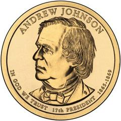 2011 P [ANDREW JOHNSON] Coins Presidential Dollar Prices