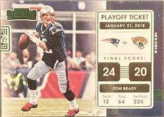 Tom Brady #PLT-TOM Football Cards 2021 Panini Contenders Playoff Ticket Prices