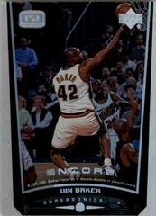 Vin Baker #76 Basketball Cards 1998 Upper Deck Encore Prices