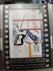 Ondrej Pavelec Hockey Cards 2015 Upper Deck Tim Hortons Collector's Series Season Highlights Prices