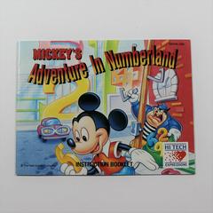 Mickey'S Adventure In Numberland - Manual | Mickey's Adventure in Numberland NES