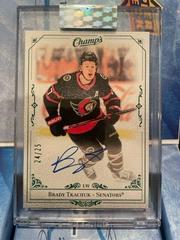 Brady Tkachuk Hockey Cards 2020 Upper Deck Clear Cut Champs Autographs Prices
