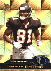 Terance Mathis [Holographic Gold] #6 Football Cards 2000 Pacific Prism Prospects Prices