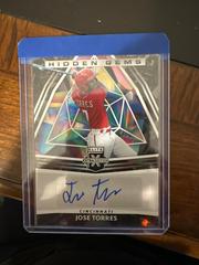 Jose Torres [Black] #HG-JT Baseball Cards 2022 Panini Elite Extra Edition Hidden Gems Autoraphs Prices