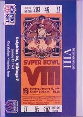 Super Bowl VIII #8 Football Cards 1990 Pro Set Super Bowl 160 Prices